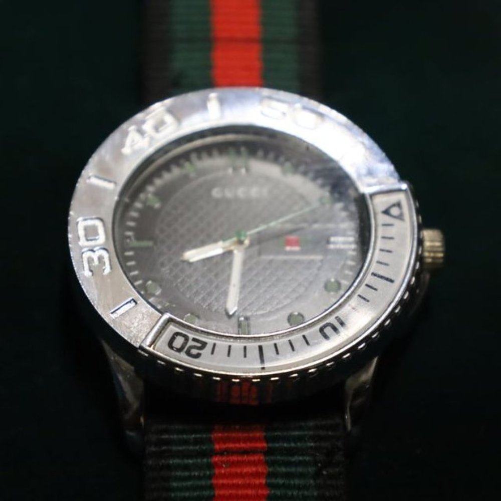 Gucci Sport Analog Watch With Nylon Strap